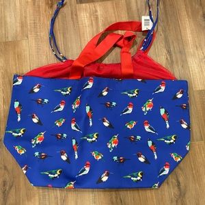 Vera Bradley Family Drawstring Tote- Tody Birds